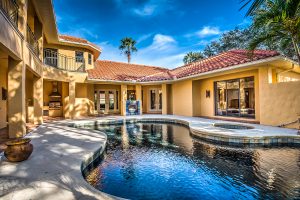 Courtyard pool